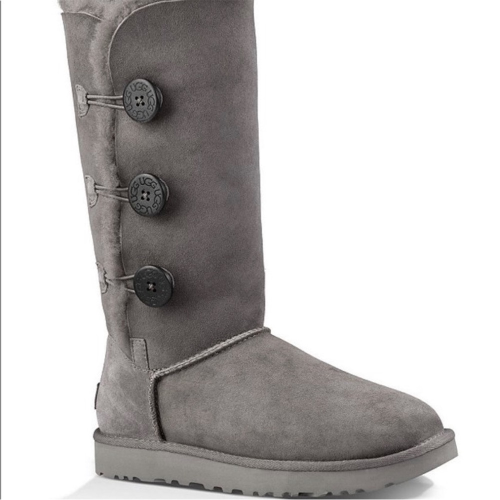 New UGG button baily  - sold out! 6m Gray